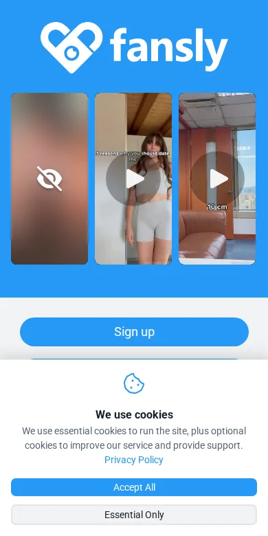 Fansly中文站官网界面实拍：订阅与内容